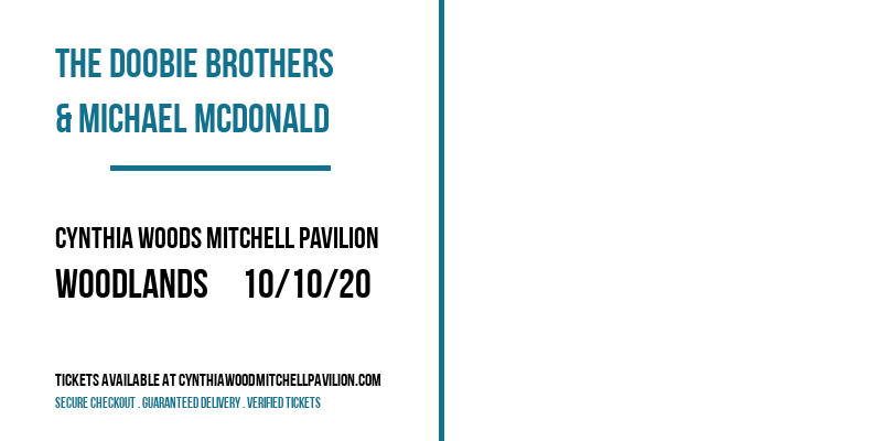 The Doobie Brothers & Michael McDonald at Cynthia Woods Mitchell Pavilion