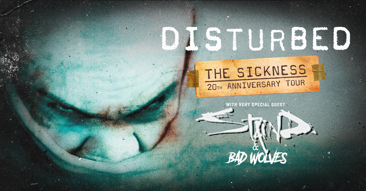 Disturbed, Staind & Bad Wolves [CANCELLED] at Cynthia Woods Mitchell Pavilion
