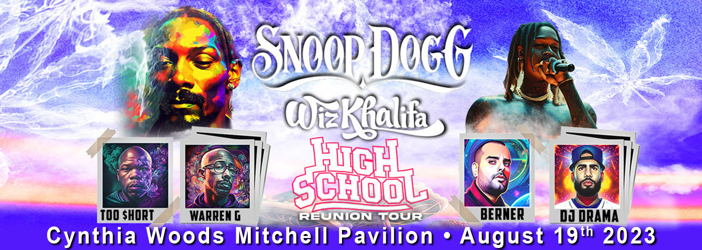 Snoop Dogg, Wiz Khalifa & Too Short at Cynthia Woods Mitchell Pavilion