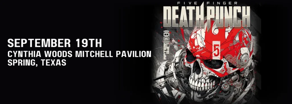Five Finger Death Punch at The Cynthia Woods Mitchell Pavilion