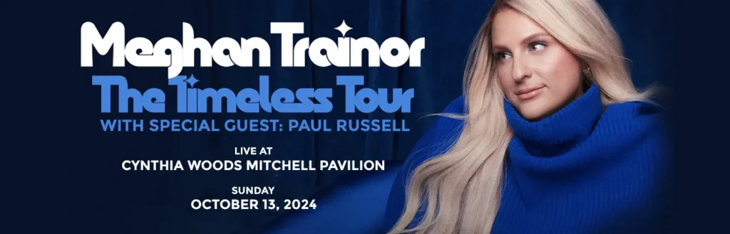 Meghan Trainor & Paul Russell at The Cynthia Woods Mitchell Pavilion