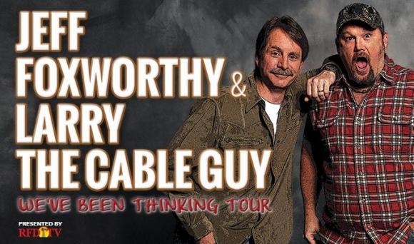 Jeff Foxworthy & Larry the Cable Guy at Cynthia Woods Mitchell Pavilion