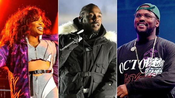 Kendrick Lamar, SZA & Schoolboy Q at Cynthia Woods Mitchell Pavilion
