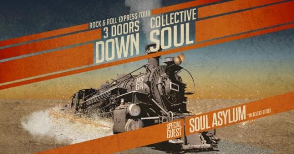 3 Doors Down & Collective Soul at Cynthia Woods Mitchell Pavilion
