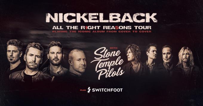Nickelback, Stone Temple Pilots & Switchfoot at Cynthia Woods Mitchell Pavilion