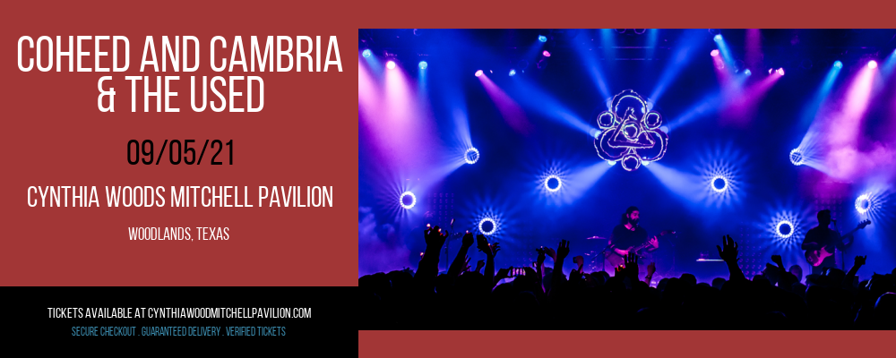 Coheed and Cambria & The Used at Cynthia Woods Mitchell Pavilion