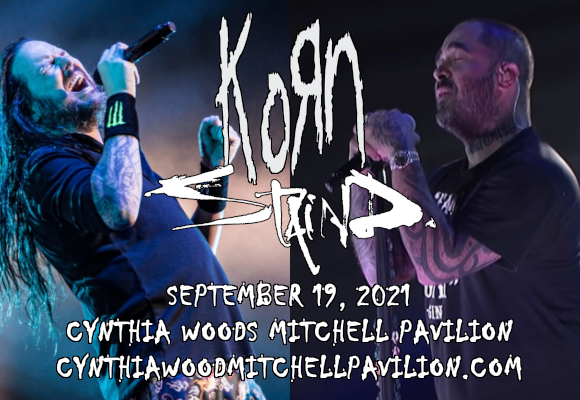 Korn & Staind at Cynthia Woods Mitchell Pavilion