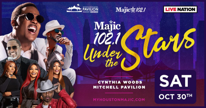 Majic 102.1 Under The Stars: Charlie Wilson, Johnny Gill, SWV & Stokley at Cynthia Woods Mitchell Pavilion
