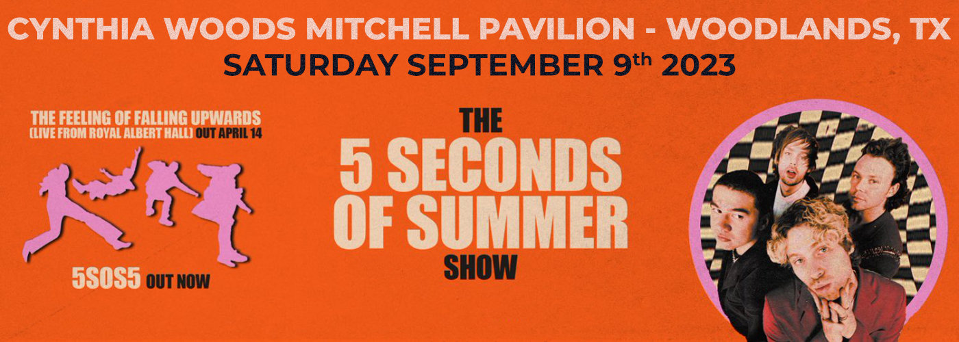 5 Seconds of Summer at Cynthia Woods Mitchell Pavilion