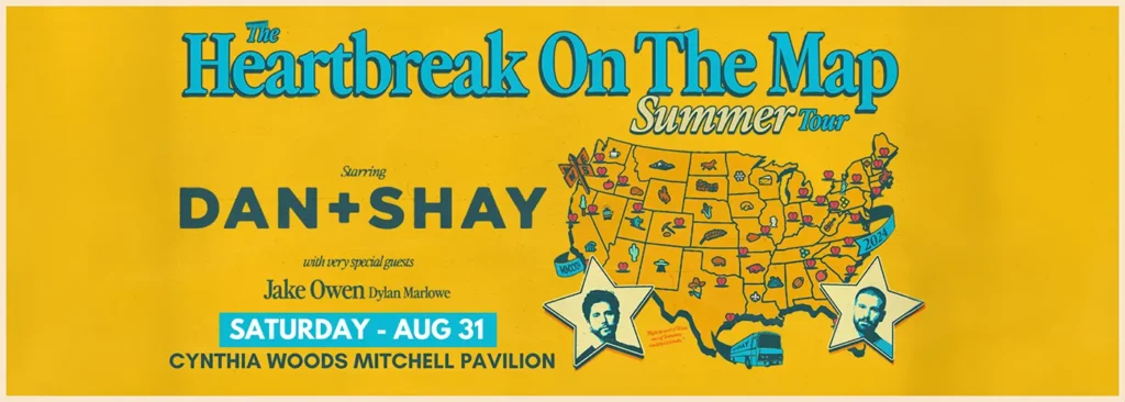 Dan And Shay at The Cynthia Woods Mitchell Pavilion